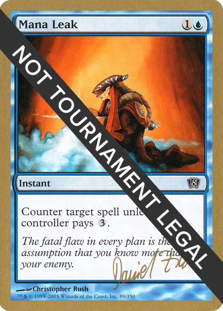 Mana Leak 2003 Daniel Zink 8ED dz89/142 (World Championship Decks)  | Good Games Modbury