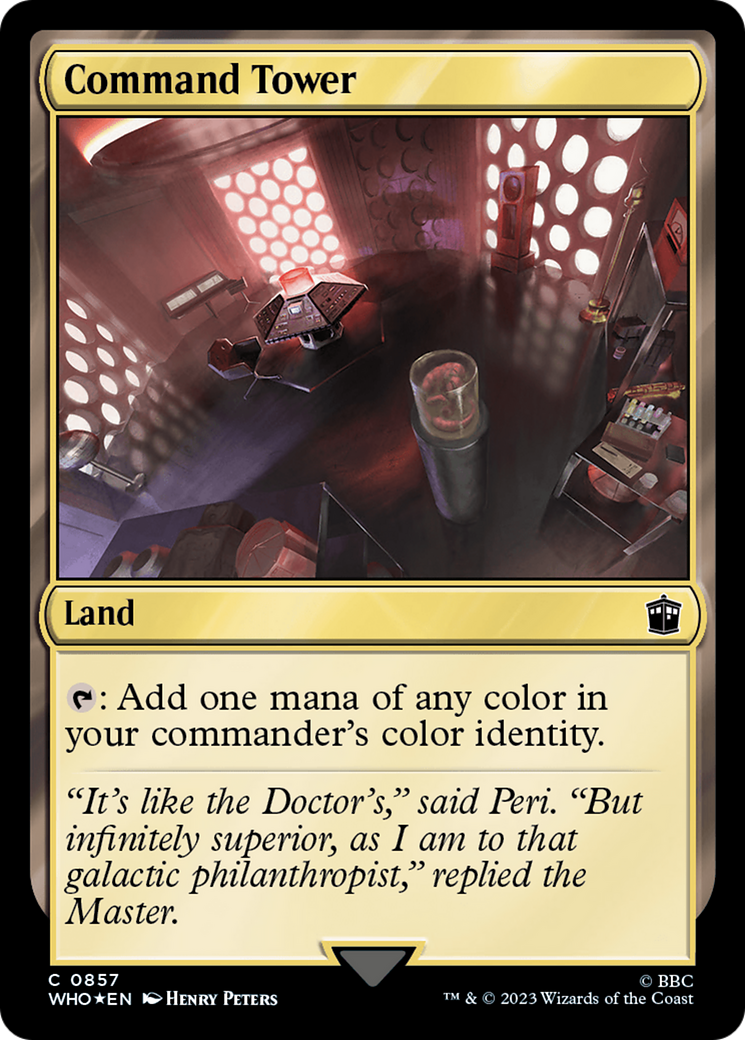 Command Tower (0857) (Surge Foil) [Doctor Who] | Good Games Modbury