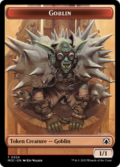 Goblin // Eldrazi Double-Sided Token [March of the Machine Commander Tokens] | Good Games Modbury