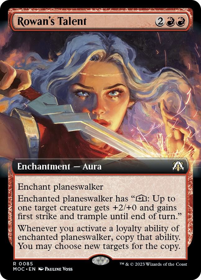 Rowan's Talent 85/444 (Commander: March of the Machine)  - Extended Art Foil | Good Games Modbury