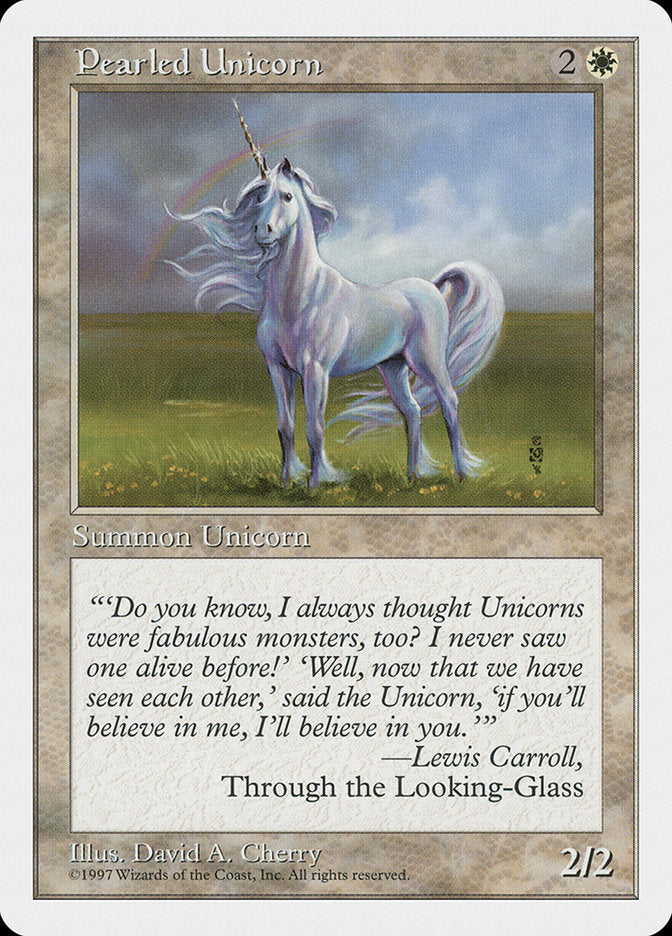 Pearled Unicorn 50/455 (Fifth Edition)  | Good Games Modbury