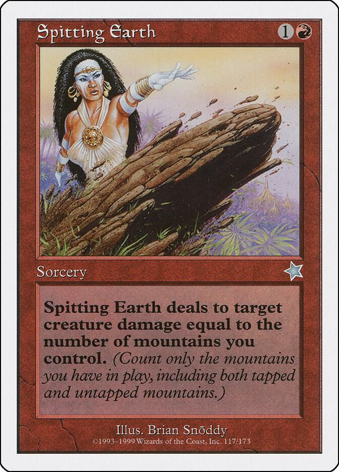 Spitting Earth 117/173 (Starter 1999)  | Good Games Modbury