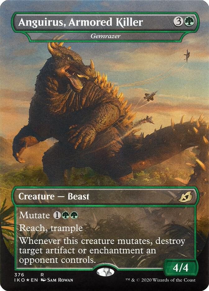 Anguirus, Armored Killer - Gemrazer 376/274 (Ikoria: Lair of Behemoths)  - Borderless | Good Games Modbury