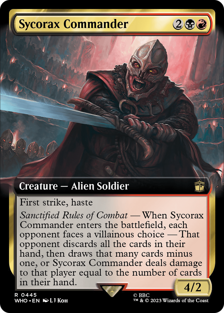 Sycorax Commander (Extended Art) [Doctor Who] | Good Games Modbury
