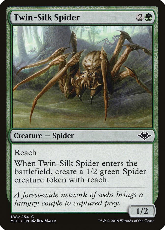 Twin-Silk Spider [Modern Horizons] | Good Games Modbury