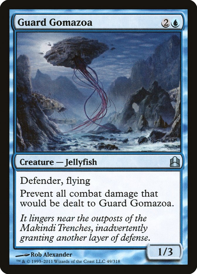 Guard Gomazoa [Commander 2011] | Good Games Modbury