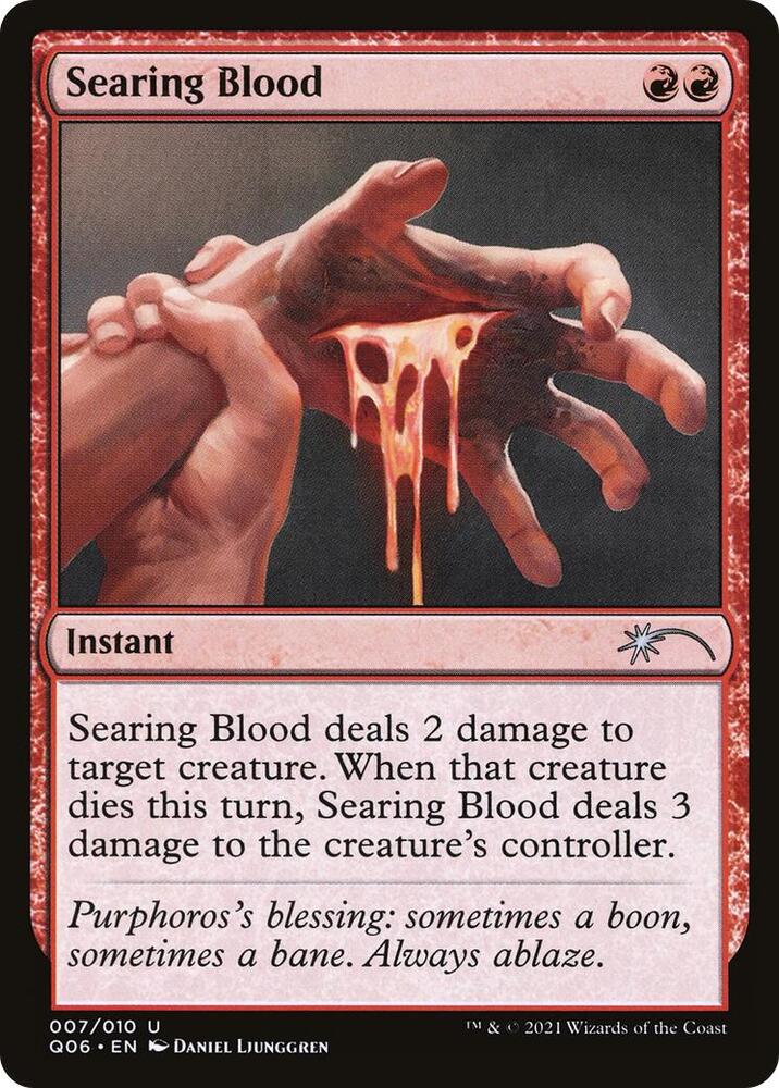 Searing Blood 7/10 (Unique and Miscellaneous Promos)  | Good Games Modbury