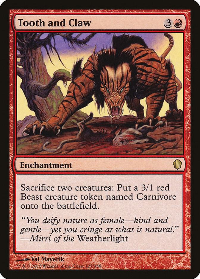 Tooth and Claw 127/356 (Commander 2013)  | Good Games Modbury
