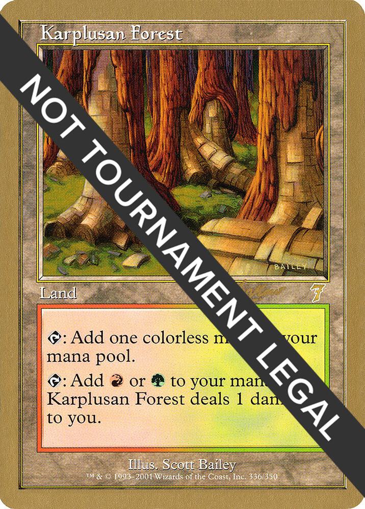 Karplusan Forest 2002 Sim Han How 7ED shh336/153 (World Championship Decks)  | Good Games Modbury