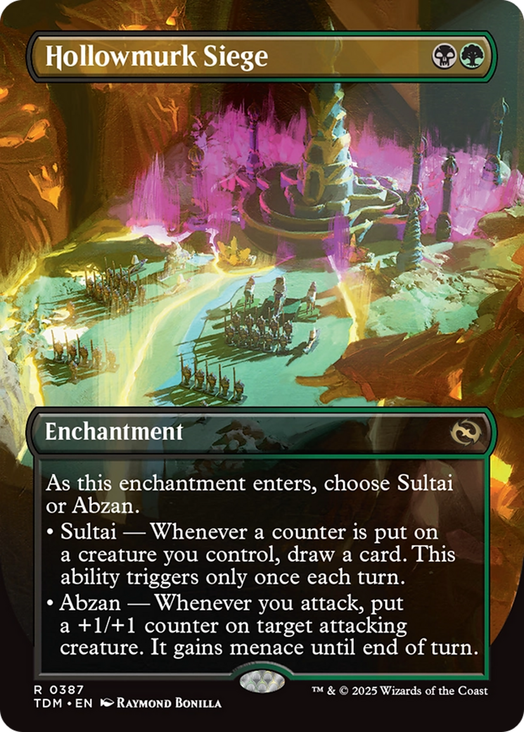 Hollowmurk Siege (Borderless) [Tarkir: Dragonstorm] | Good Games Modbury