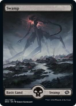 Swamp 282 Full Art 282 (The Brothers' War)  | Good Games Modbury