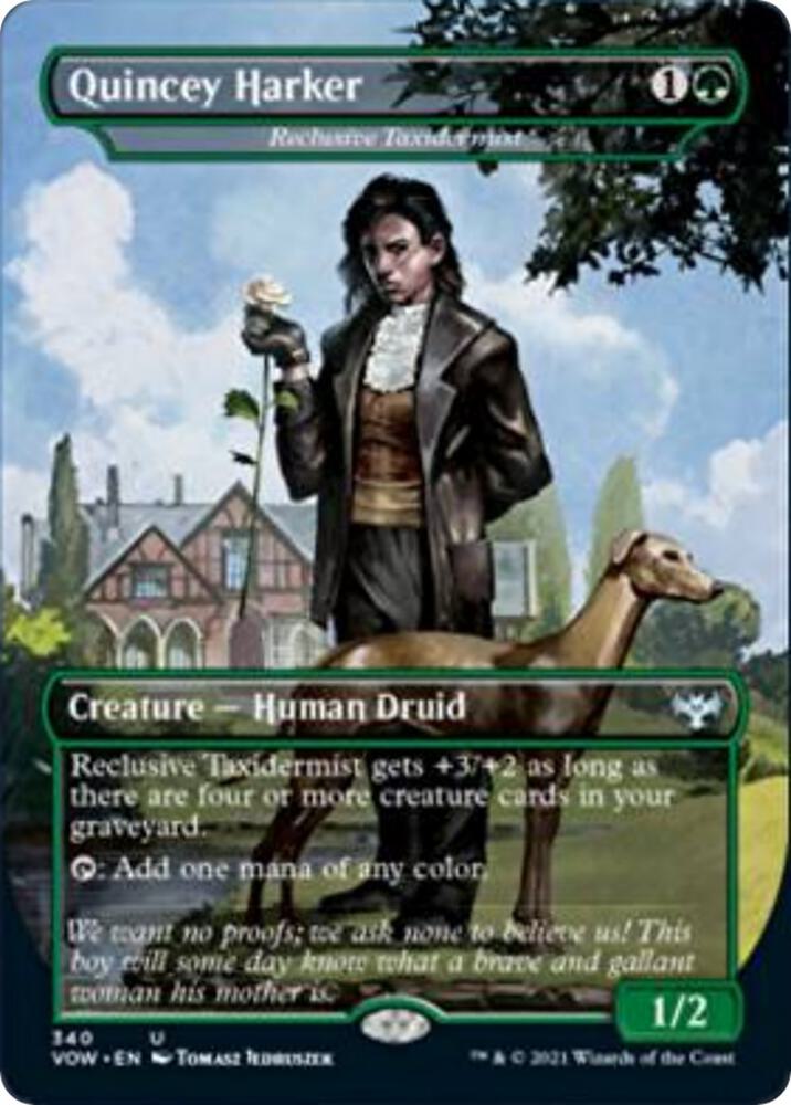 Quincey Harker Reclusive Taxidermist 340/277 (Innistrad: Crimson Vow)  - Foil | Good Games Modbury
