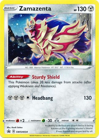 Zamazenta (SWSH034) [Sword & Shield: Black Star Promos] | Good Games Modbury