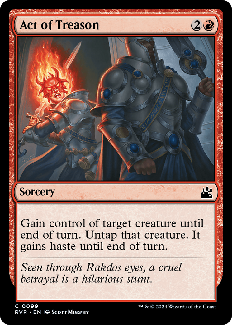 Act of Treason [Ravnica Remastered] | Good Games Modbury