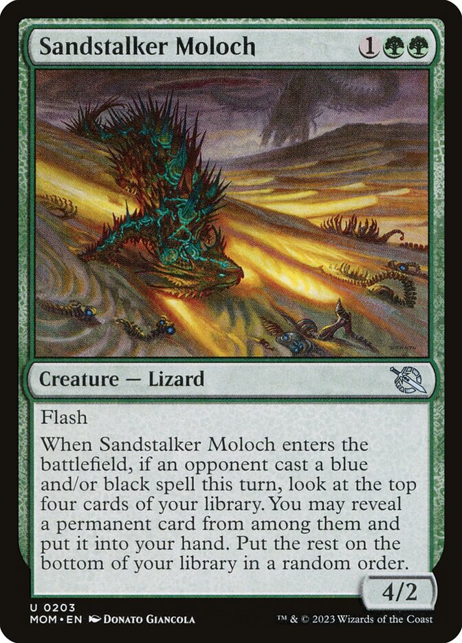 Sandstalker Moloch 203/291 (March of the Machine)  - Foil | Good Games Modbury