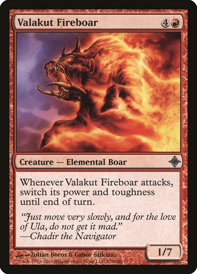 Valakut Fireboar 170/248 (Rise of the Eldrazi)  - Foil | Good Games Modbury