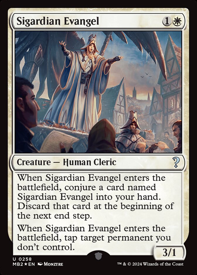 Sigardian Evangel 258/390 (Mystery Booster 2)  - Foil | Good Games Modbury