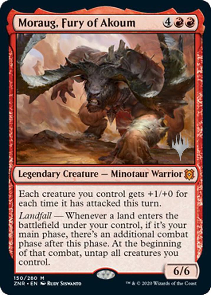 Moraug Fury of Akoum 150 (Promo Pack: Zendikar Rising)  - Foil | Good Games Modbury