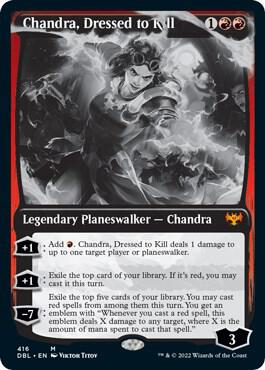 Chandra Dressed to Kill 416/534 (Innistrad: Double Feature)  - Foil | Good Games Modbury
