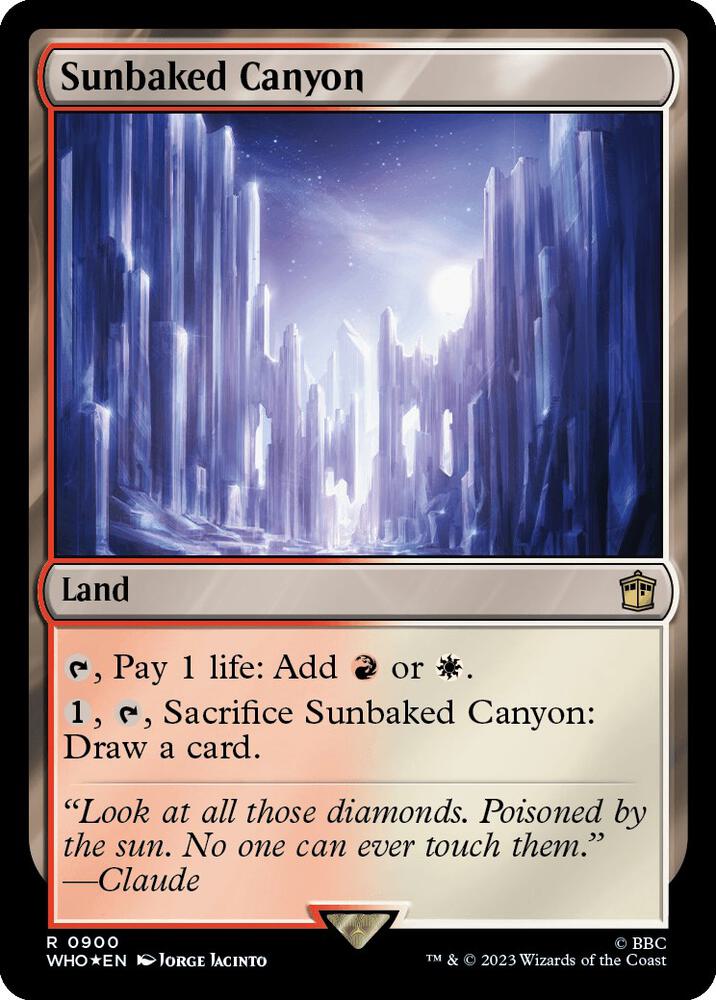 Sunbaked Canyon 900/331 (Universes Beyond: Doctor Who)  - Surge Foil | Good Games Modbury
