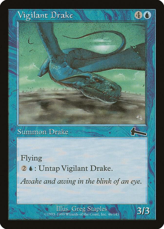 Vigilant Drake 46/143 (Urza's Legacy)  - Foil | Good Games Modbury
