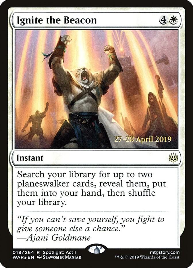 Ignite the Beacon 18s/176 (Prerelease Cards)  - Foil | Good Games Modbury