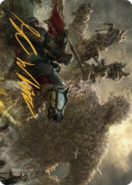 Writhing Necromass Art Card Gold Stamped Signature 27 (Art Series: Dominaria United)  | Good Games Modbury