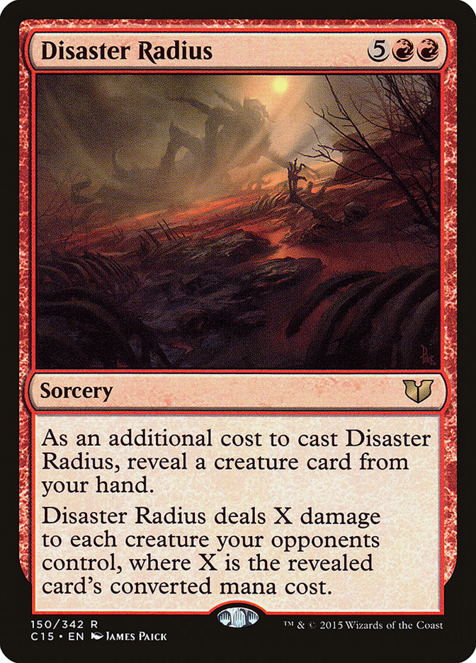 Disaster Radius [Commander 2015] | Good Games Modbury