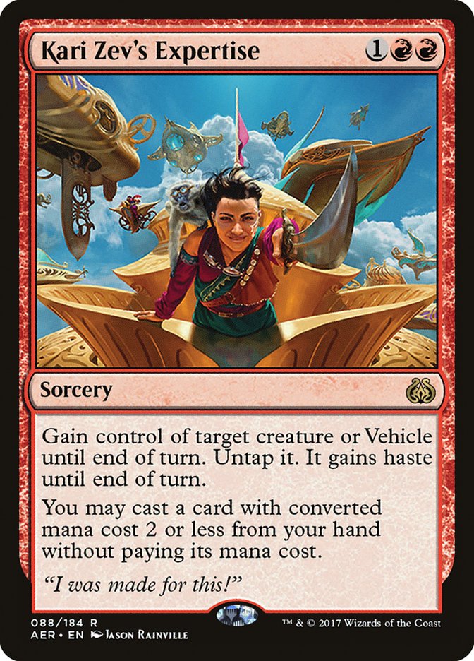 Kari Zev's Expertise 88 (Aether Revolt)  | Good Games Modbury