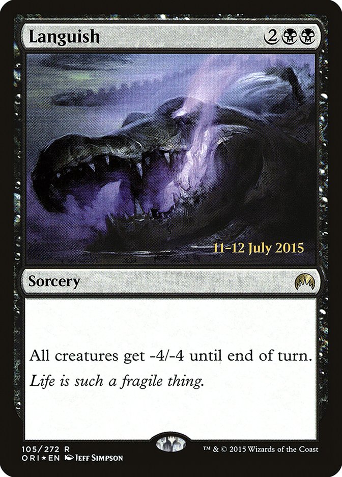 Languish [Magic Origins Prerelease Promos] | Good Games Modbury