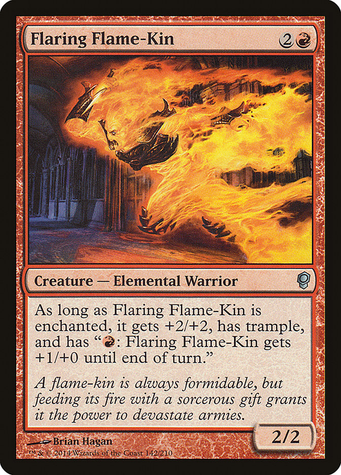 Flaring Flame-Kin 142/210 (Conspiracy)  - Foil | Good Games Modbury