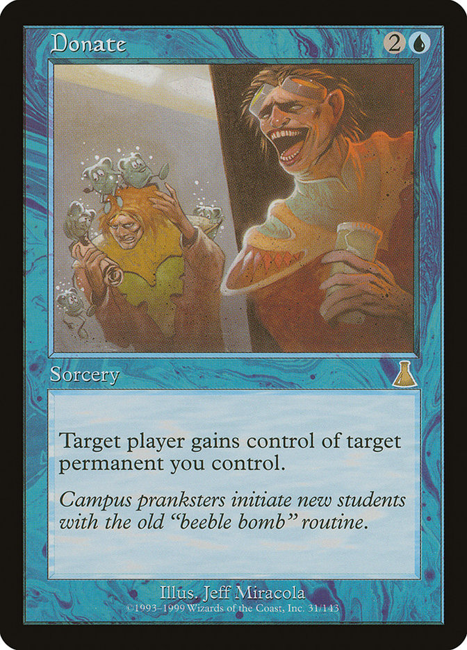 Donate 31/143 (Urza's Destiny)  - Foil | Good Games Modbury