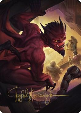Imp Art Card Gold Stamped Signature 19 (Art Series: Commander Legends: Battle for Baldur's Gate)  | Good Games Modbury