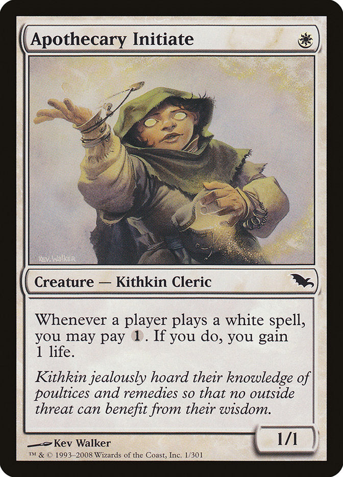 Apothecary Initiate 1/301 (Shadowmoor)  | Good Games Modbury
