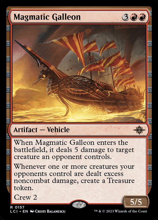 Magmatic Galleon 157/291 (The Lost Caverns of Ixalan)  - Foil | Good Games Modbury
