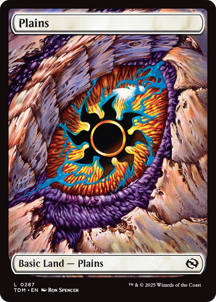 Plains (0287) [Tarkir: Dragonstorm] | Good Games Modbury