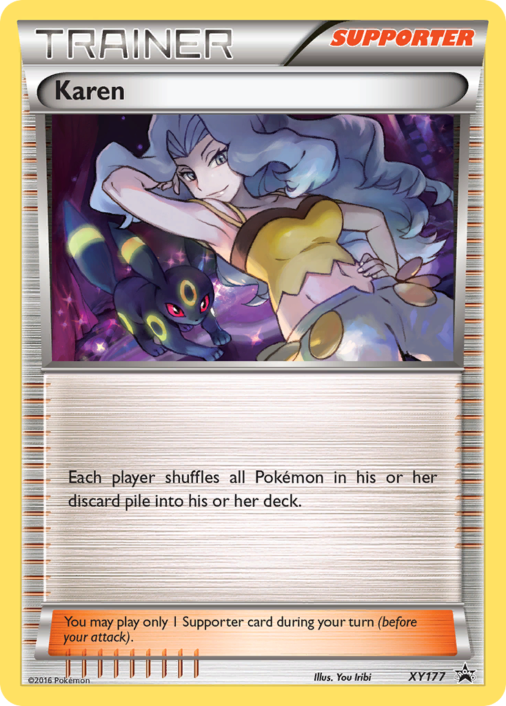 Karen (XY177) [XY: Black Star Promos] | Good Games Modbury