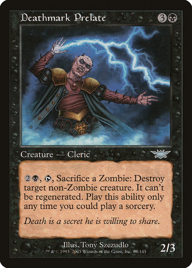 Deathmark Prelate 65/145 (Legions)  - Foil | Good Games Modbury