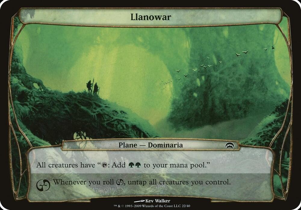 Llanowar Planechase 22/40 (Oversize Cards)  | Good Games Modbury
