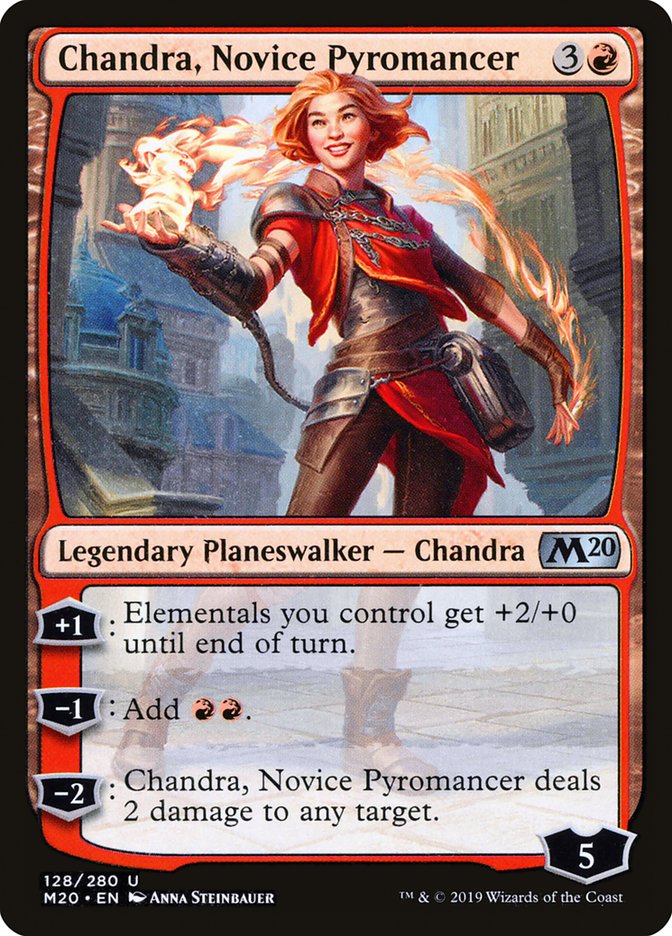 Chandra, Novice Pyromancer [Core Set 2020] | Good Games Modbury