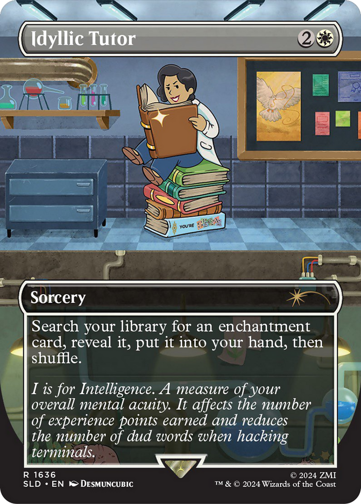 Idyllic Tutor (1636) (Rainbow Foil) [Secret Lair Drop Series] | Good Games Modbury