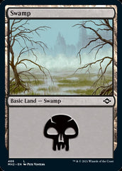 Swamp (486) (Foil Etched) [Modern Horizons 2] | Good Games Modbury