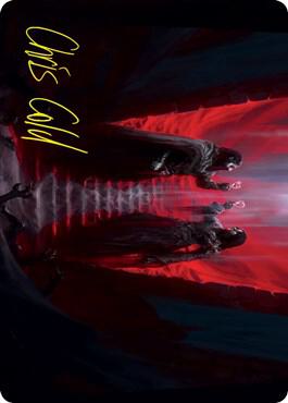 Vampires Vengeance Art Card Gold Stamped Signature 49 (Art Series: Innistrad: Crimson Vow)  | Good Games Modbury