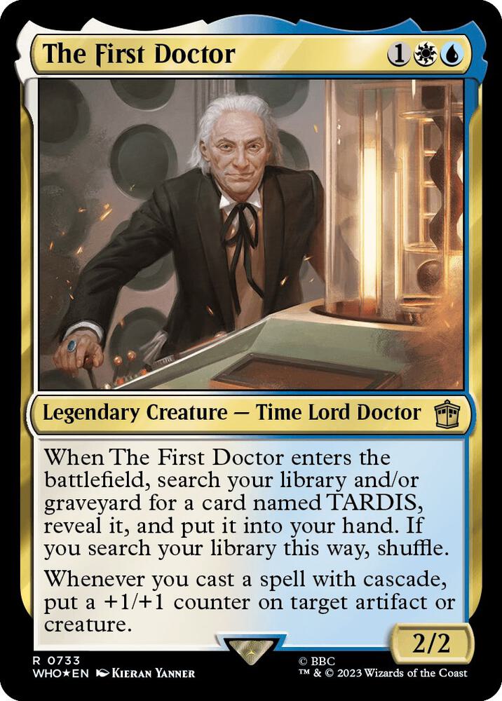 The First Doctor 733/331 (Universes Beyond: Doctor Who)  - Surge Foil | Good Games Modbury