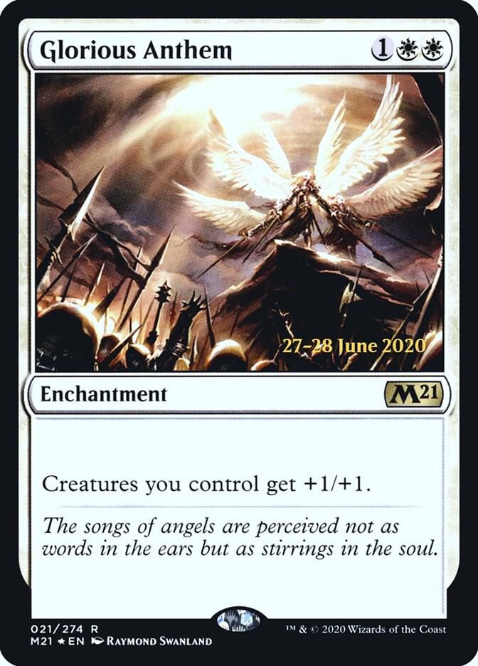 Glorious Anthem 21s/137 (Prerelease Cards)  - Foil | Good Games Modbury