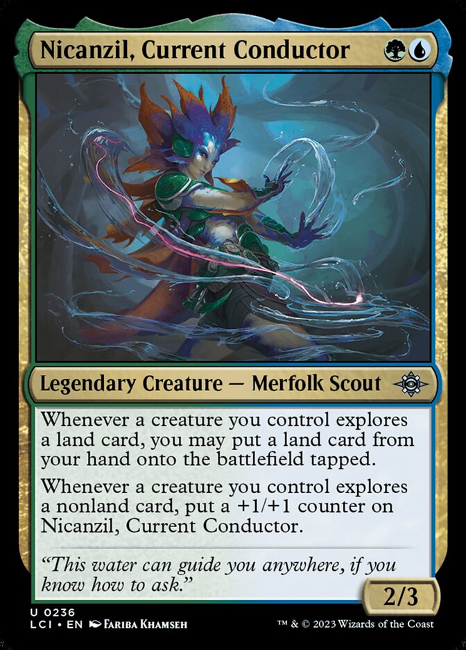 Nicanzil, Current Conductor 236/291 (The Lost Caverns of Ixalan)  - Foil | Good Games Modbury