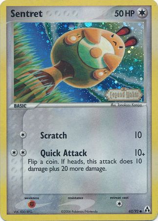 Sentret (62/92) (Stamped) [EX: Legend Maker] | Good Games Modbury
