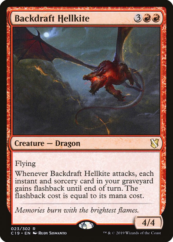 Backdraft Hellkite [Commander 2019] | Good Games Modbury