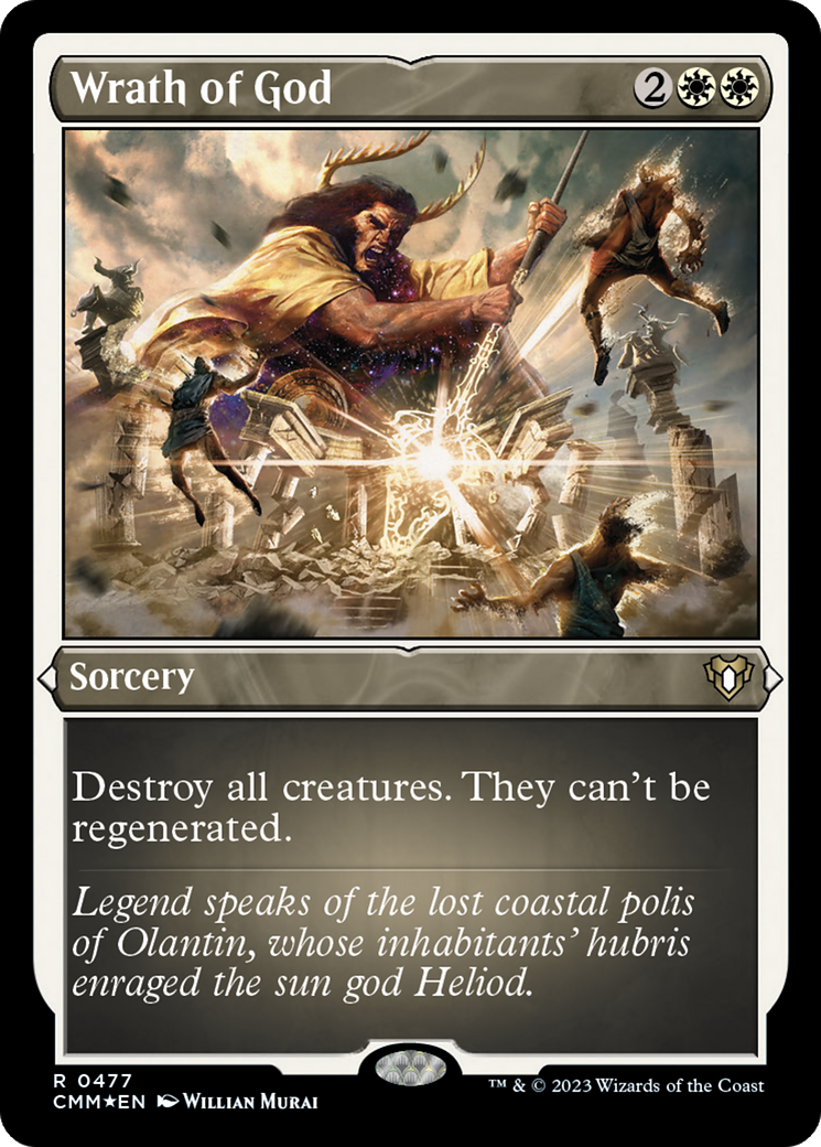 Wrath of God (Foil Etched) [Commander Masters] | Good Games Modbury