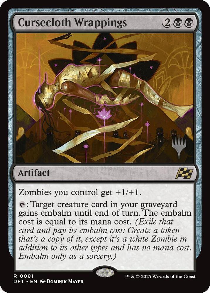 Cursecloth Wrappings 81 (Promo Pack: Aetherdrift)  - Foil | Good Games Modbury